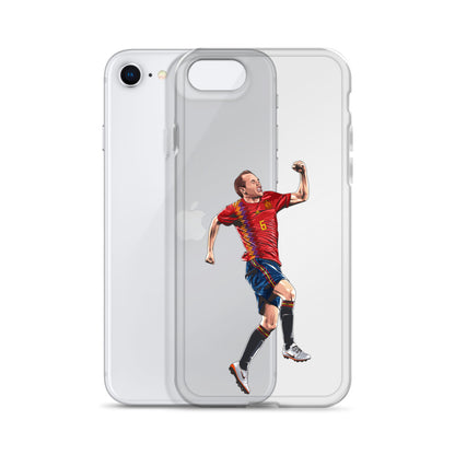 Iniesta Spain Winner Clear Case for iPhone® - The 90+ Minute