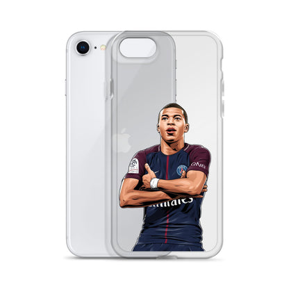 Mbappe Goal Celebration Clear Case for iPhone®