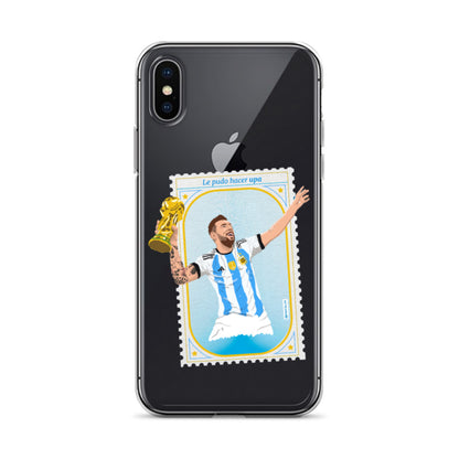 Messi's Lucky stamp ARG Clear Case for iPhone® - The 90+ Minute