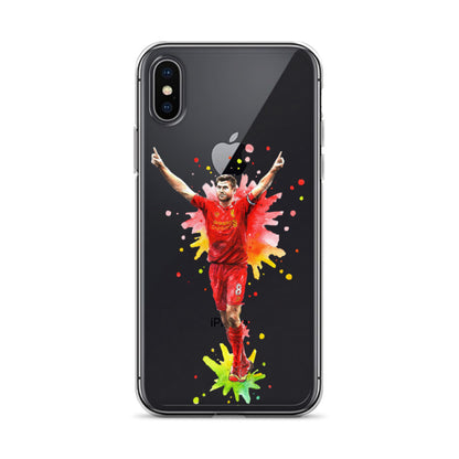 Liverpool Steven Gerrard Vintage Clear Case for iPhone® - The 90+ Minute