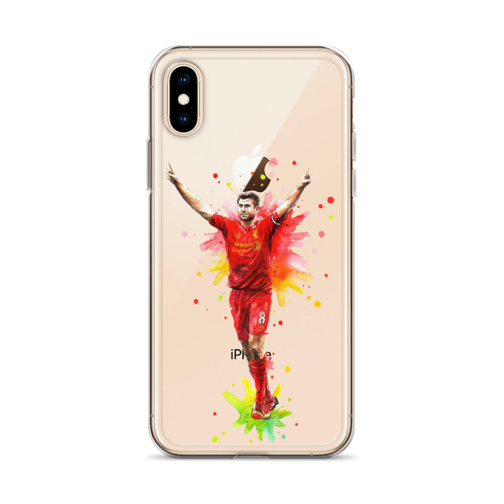 Liverpool Steven Gerrard Vintage Clear Case for iPhone® - The 90+ Minute