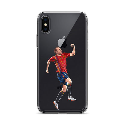 Iniesta Spain Winner Clear Case for iPhone® - The 90+ Minute
