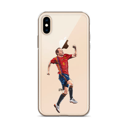Iniesta Spain Winner Clear Case for iPhone® - The 90+ Minute