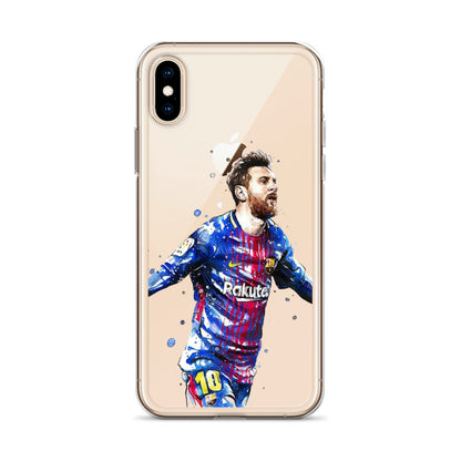 Lionel Messi Barca Vintage Clear Case for iPhone®