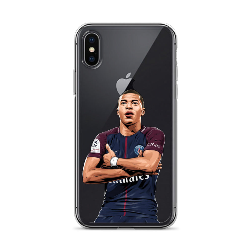 Mbappe Goal Celebration Clear Case for iPhone®