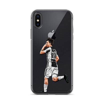 Dybala Mask Juve Clear Case for iPhone®