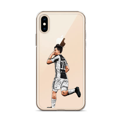 Dybala Mask Juve Clear Case for iPhone®