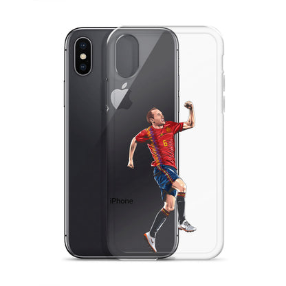 Iniesta Spain Winner Clear Case for iPhone® - The 90+ Minute