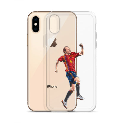 Iniesta Spain Winner Clear Case for iPhone® - The 90+ Minute