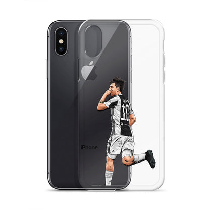 Dybala Mask Juve Clear Case for iPhone®