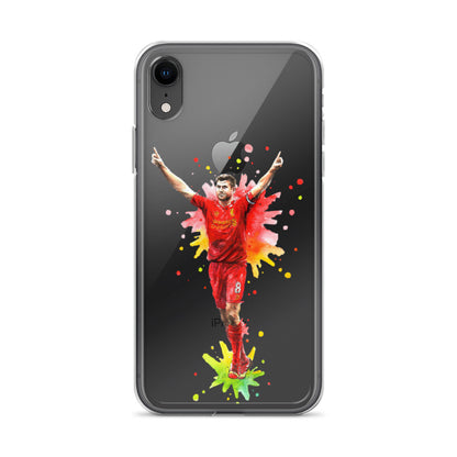 Liverpool Steven Gerrard Vintage Clear Case for iPhone® - The 90+ Minute