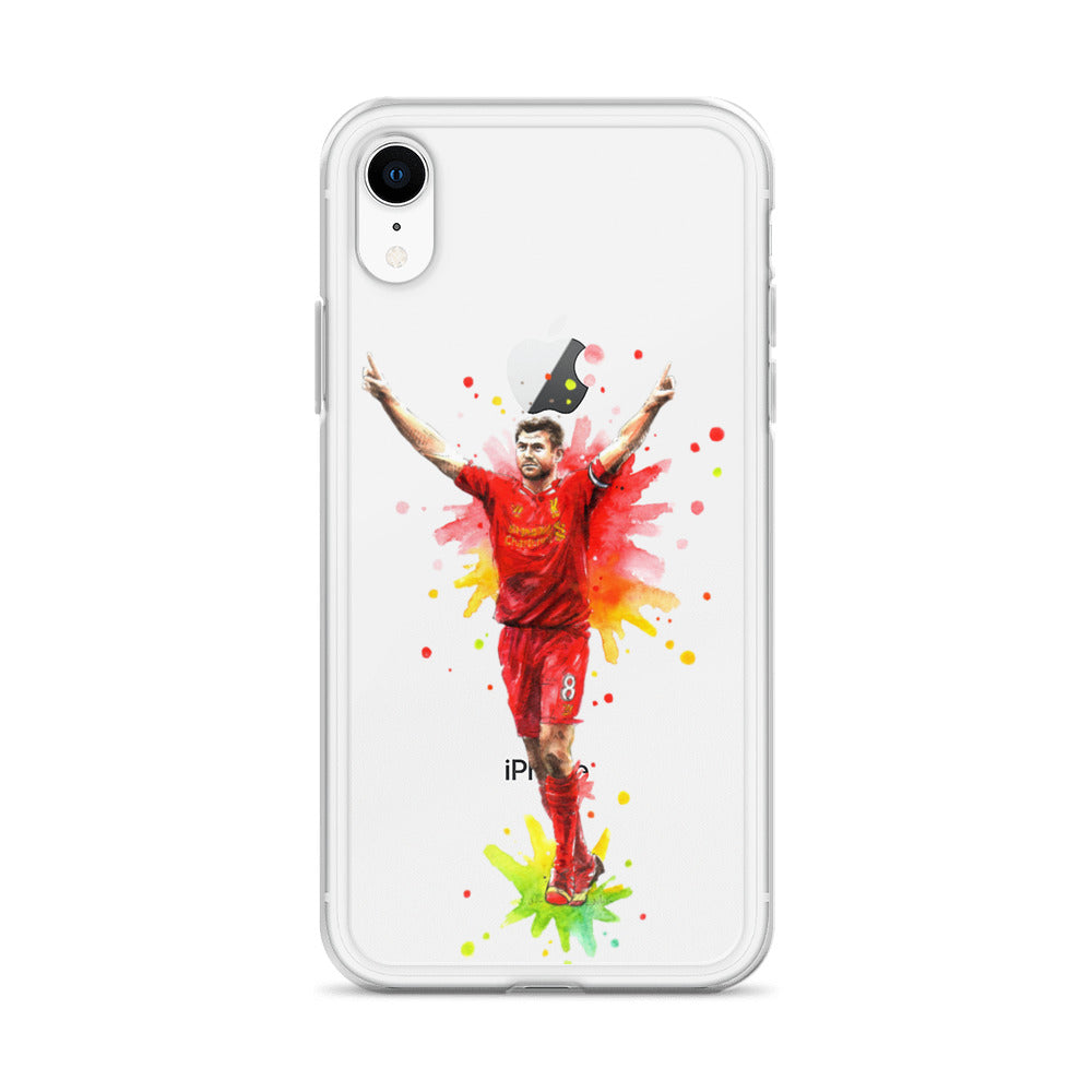 Liverpool Steven Gerrard Vintage Clear Case for iPhone® - The 90+ Minute