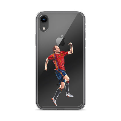 Iniesta Spain Winner Clear Case for iPhone® - The 90+ Minute