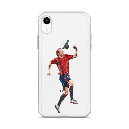 Iniesta Spain Winner Clear Case for iPhone® - The 90+ Minute