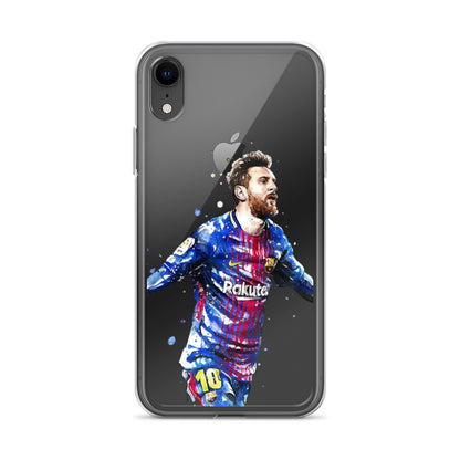 Lionel Messi Barca Vintage Clear Case for iPhone®