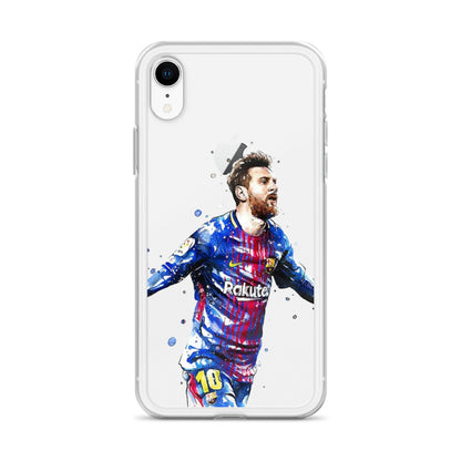 Lionel Messi Barca Vintage Clear Case for iPhone®