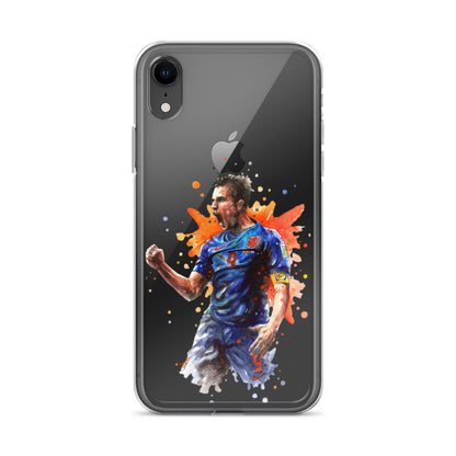 Netherlands Van Persie Vintage Clear Case for iPhone®