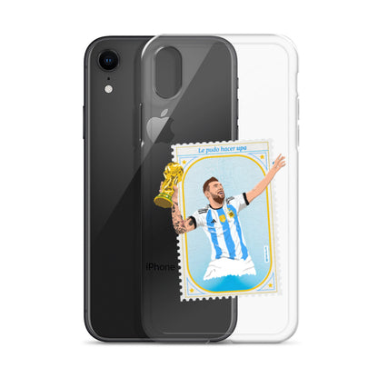 Messi's Lucky stamp ARG Clear Case for iPhone® - The 90+ Minute
