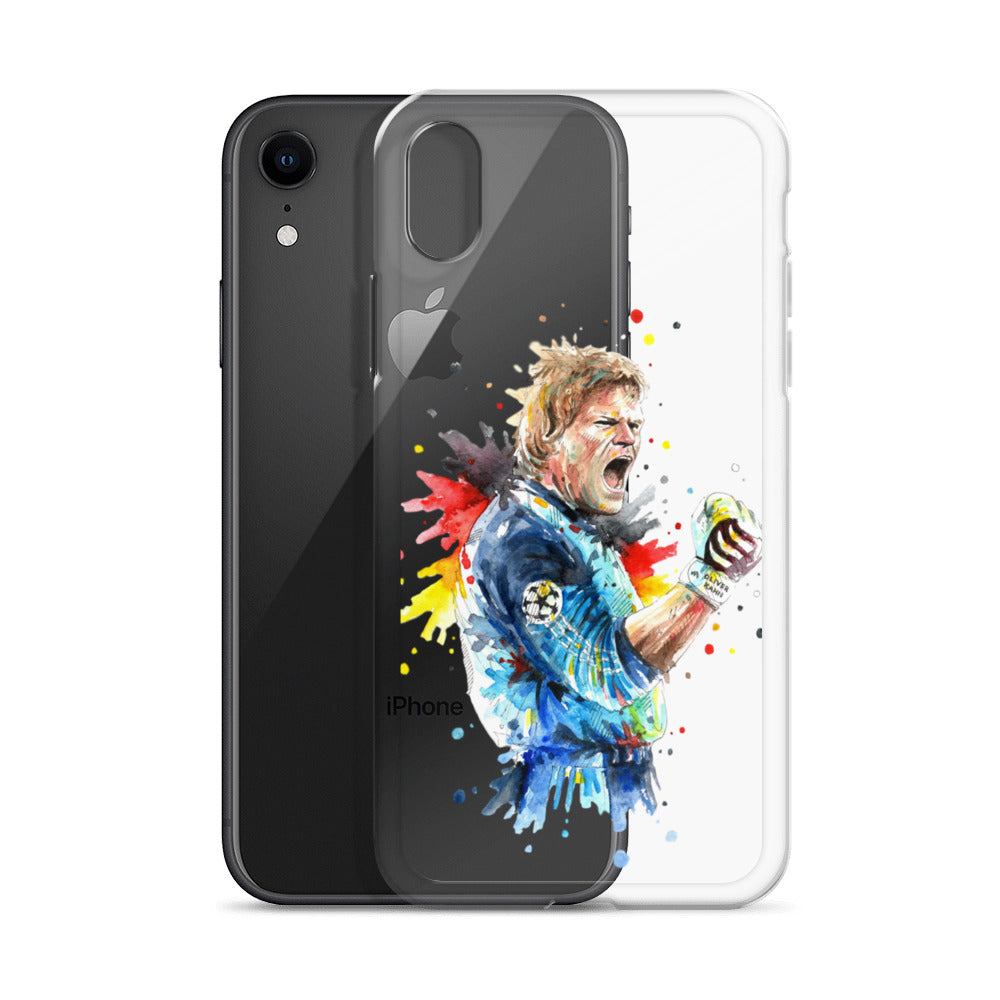 Germany Oliver Kahn Vintage Clear Case for iPhone® - The 90+ Minute