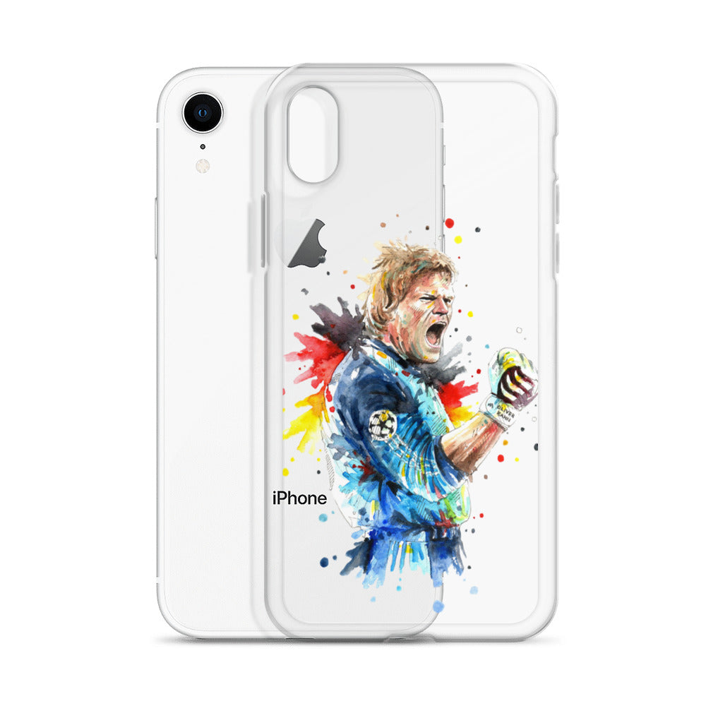 Germany Oliver Kahn Vintage Clear Case for iPhone® - The 90+ Minute