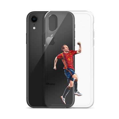 Iniesta Spain Winner Clear Case for iPhone® - The 90+ Minute