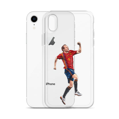 Iniesta Spain Winner Clear Case for iPhone® - The 90+ Minute