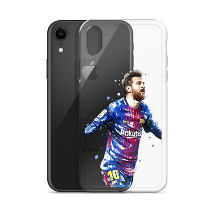 Lionel Messi Barca Vintage Clear Case for iPhone®