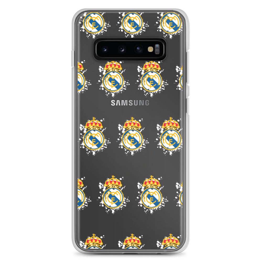 Real Madrid splash Logo Clear Case for Samsung® - The 90+ Minute