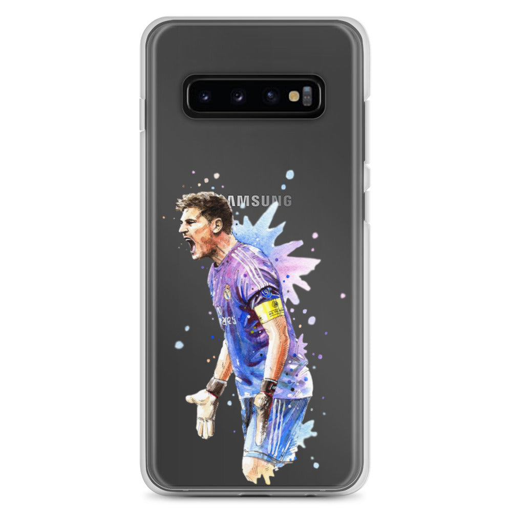 Real Madrid Legend Casillas Vintage Clear Case for Samsung® - The 90+ Minute