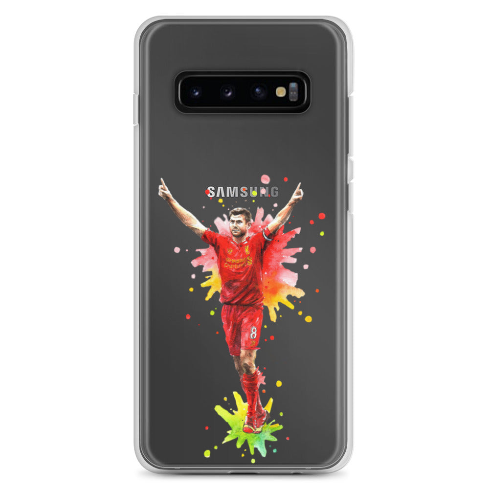 Liverpool Steven Gerrard Vintage Clear Case for Samsung® - The 90+ Minute