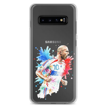 France Zinadine Zidane "Zizou" Vintage Clear Case for Samsung® - The 90+ Minute