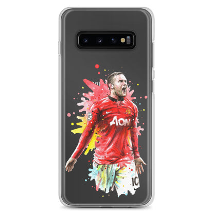 Manchester United Wayne Rooney Vintage Clear Case for Samsung® - The 90+ Minute