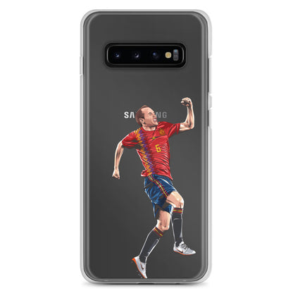Celebrating Goal Iniesta Spain Clear Case for Samsung® - The 90+ Minute