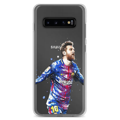 Lionel Messi Barca Vintage Clear Case for Samsung®