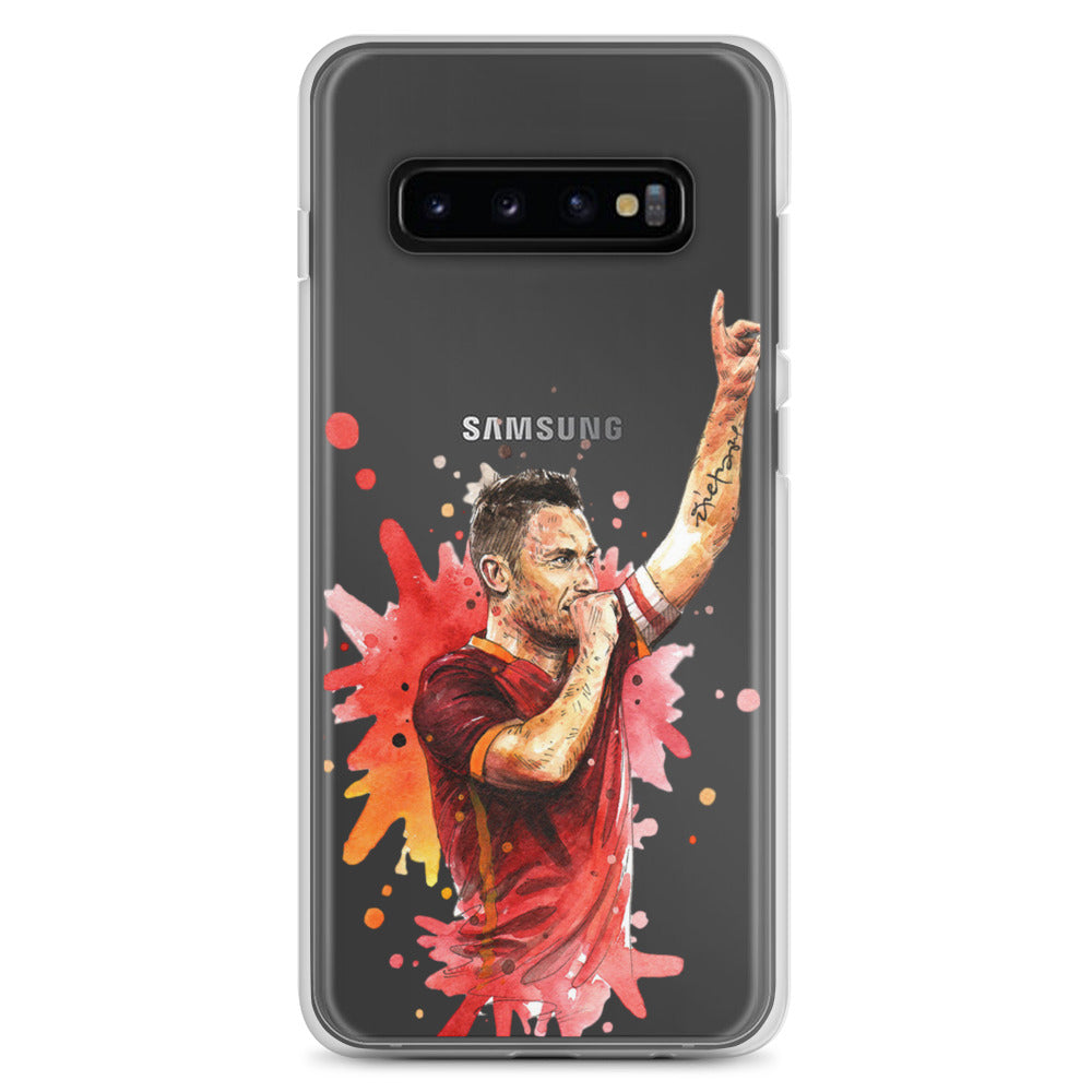 AS Roma Totti Eterno Vintage Clear Case for Samsung®