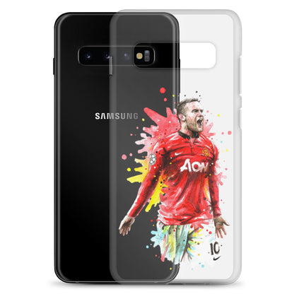 Manchester United Wayne Rooney Vintage Clear Case for Samsung® - The 90+ Minute