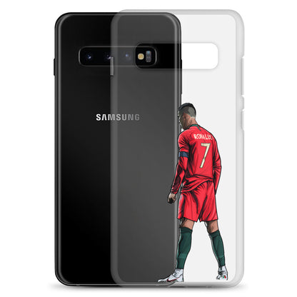 CR7 Free Kick Pose Portugal Clear Case for Samsung® - The 90+ Minute