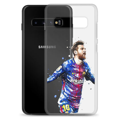 Lionel Messi Barca Vintage Clear Case for Samsung®