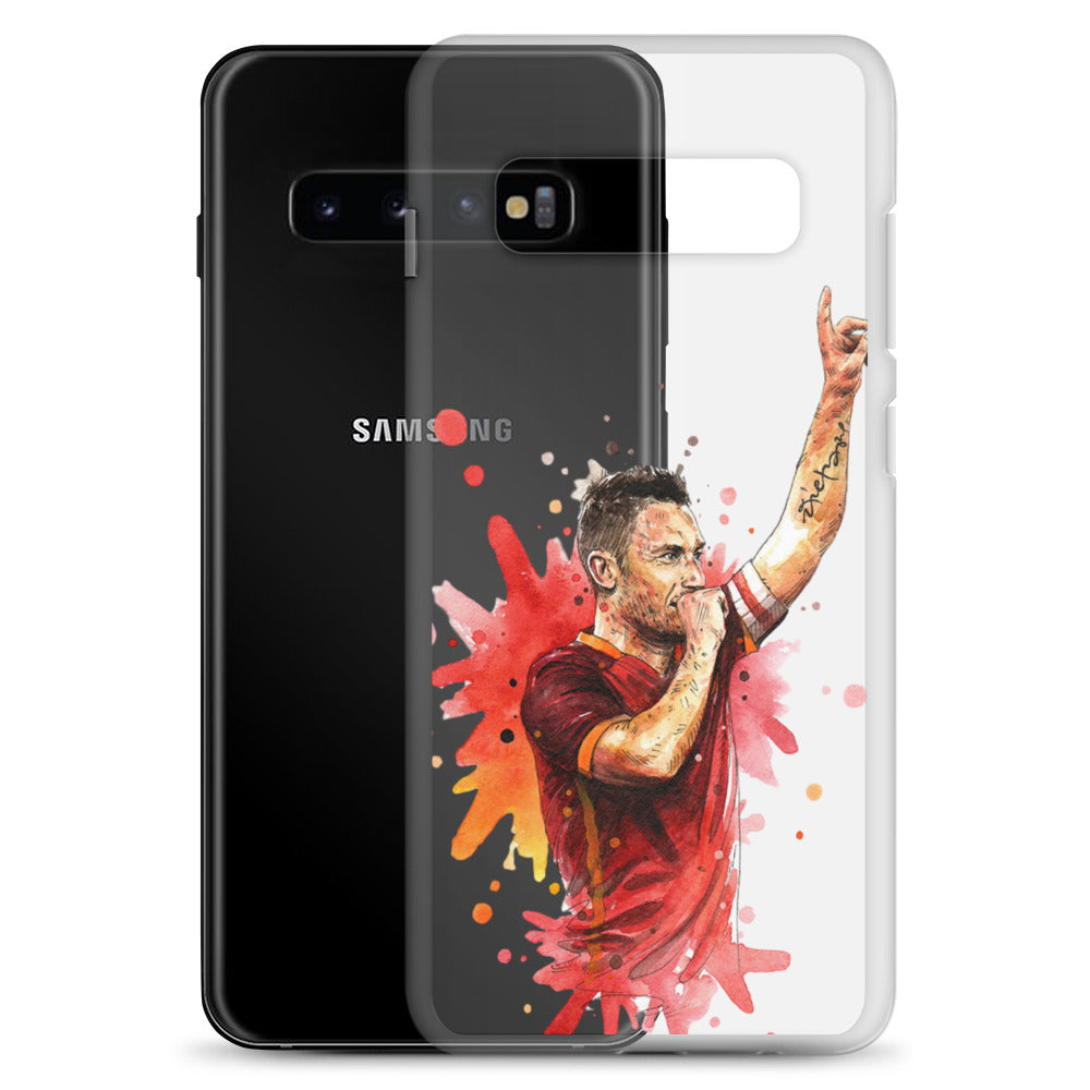 AS Roma Totti Eterno Vintage Clear Case for Samsung®