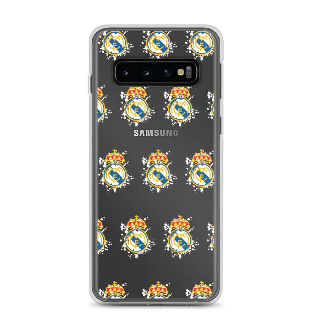 Real Madrid splash Logo Clear Case for Samsung® - The 90+ Minute