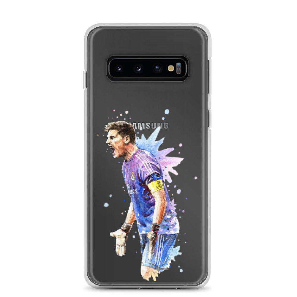 Real Madrid Legend Casillas Vintage Clear Case for Samsung® - The 90+ Minute