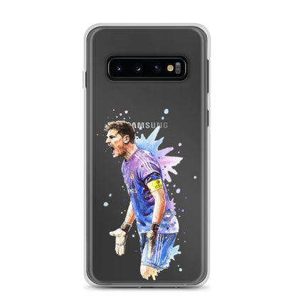 Real Madrid Legend Casillas Vintage Clear Case for Samsung® - The 90+ Minute