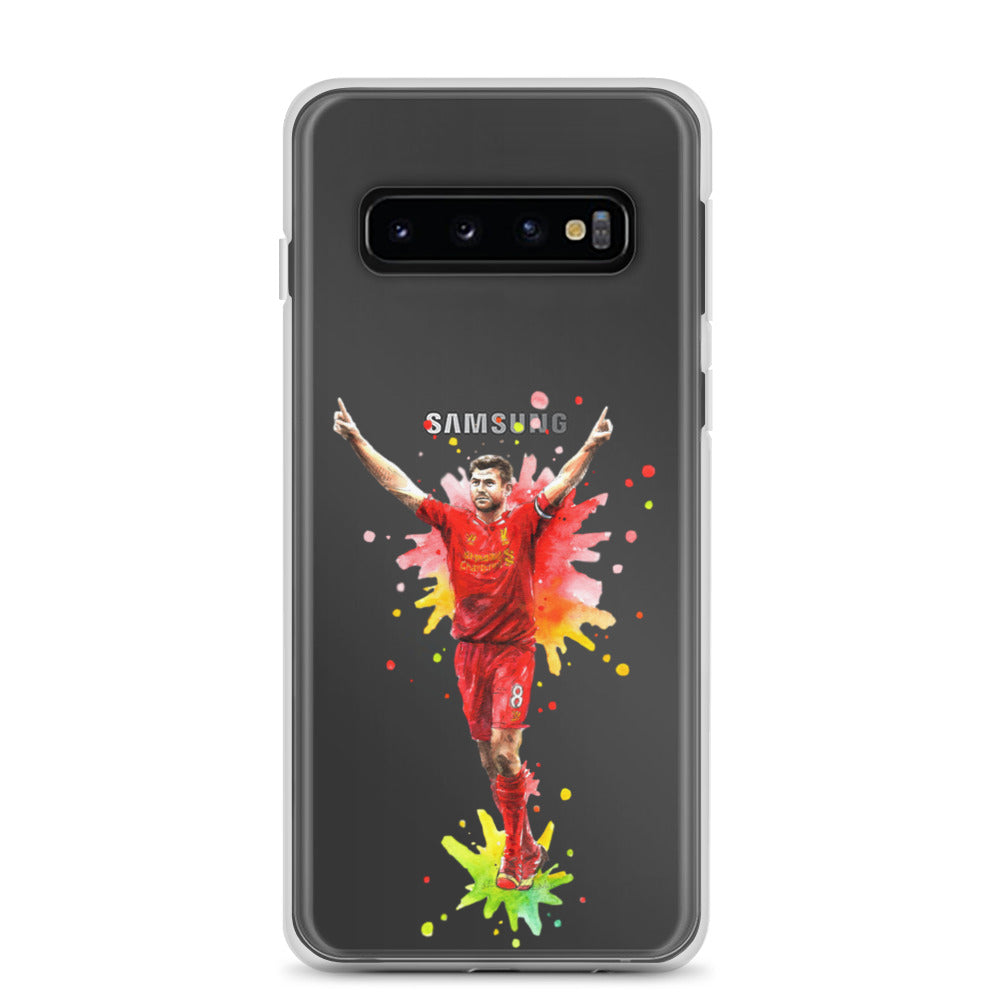 Liverpool Steven Gerrard Vintage Clear Case for Samsung® - The 90+ Minute