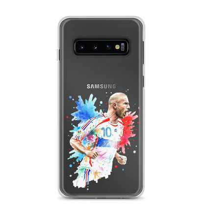 France Zinadine Zidane "Zizou" Vintage Clear Case for Samsung® - The 90+ Minute