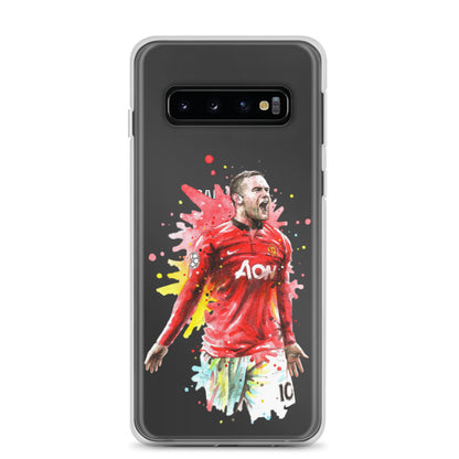 Manchester United Wayne Rooney Vintage Clear Case for Samsung® - The 90+ Minute