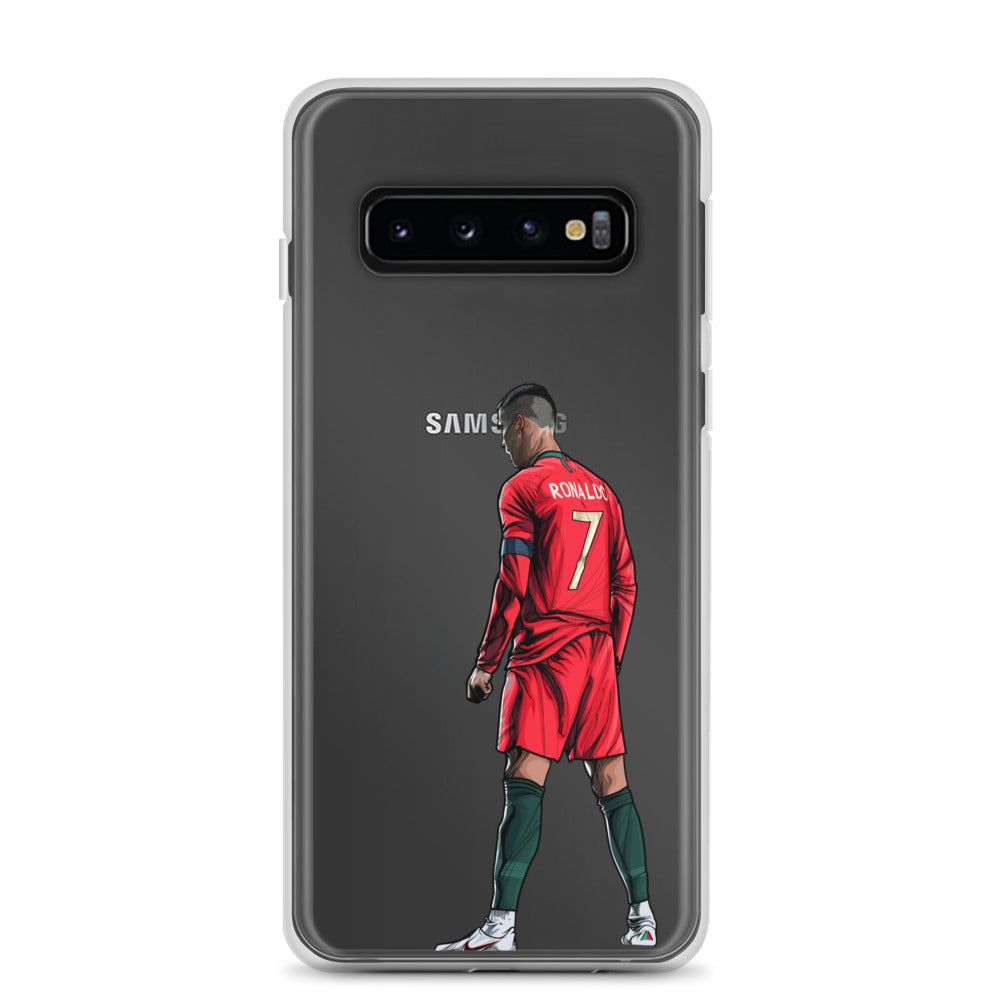 CR7 Free Kick Pose Portugal Clear Case for Samsung® - The 90+ Minute