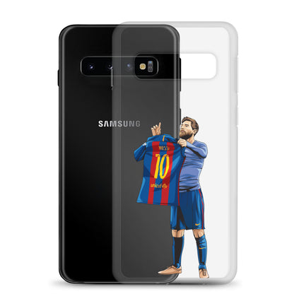 El Clasico Iconic Messi Celebration Clear Case for Samsung® - The 90+ Minute