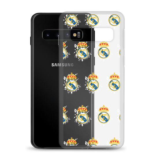 Real Madrid splash Logo Clear Case for Samsung® - The 90+ Minute