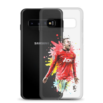 Manchester United Wayne Rooney Vintage Clear Case for Samsung® - The 90+ Minute