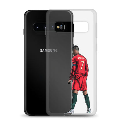 CR7 Free Kick Pose Portugal Clear Case for Samsung® - The 90+ Minute
